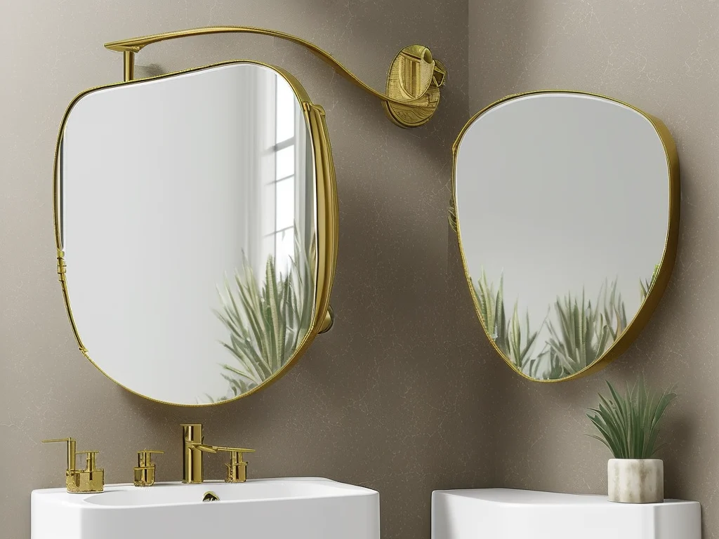 Decorative mirror for bathroom