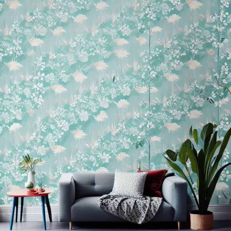 Hand Painted Wallpaper