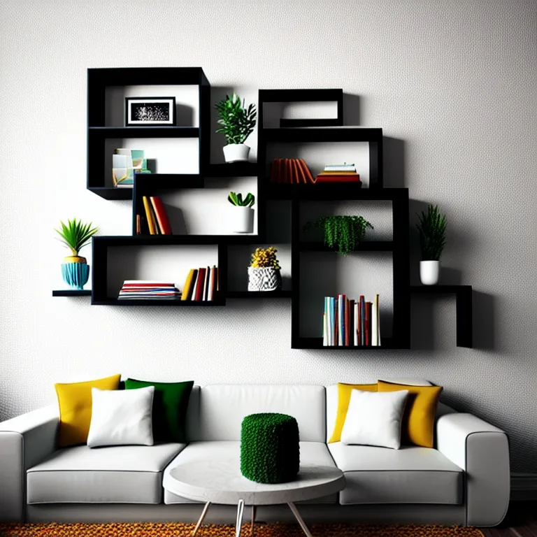 Shelving Wall decor for living room