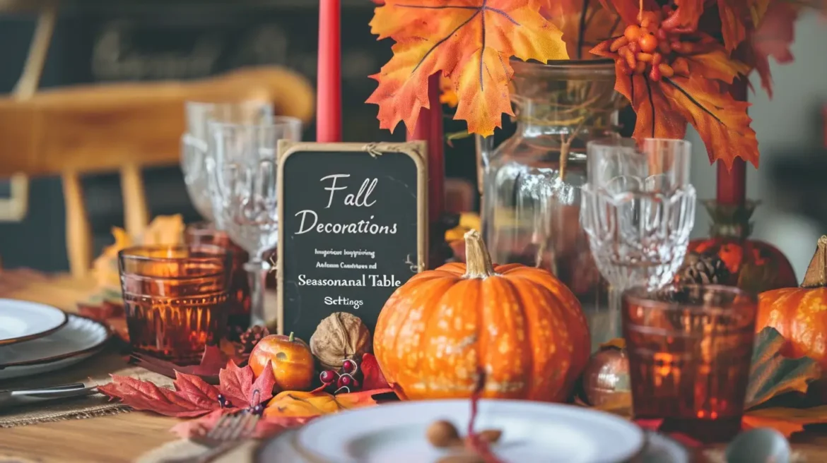 Fall Table Decorations Inspiring Autumn Centerpieces and Seasonal Table Settings Fall Table Decorations Inspiring Autumn Centerpieces and Seasonal Table Settings