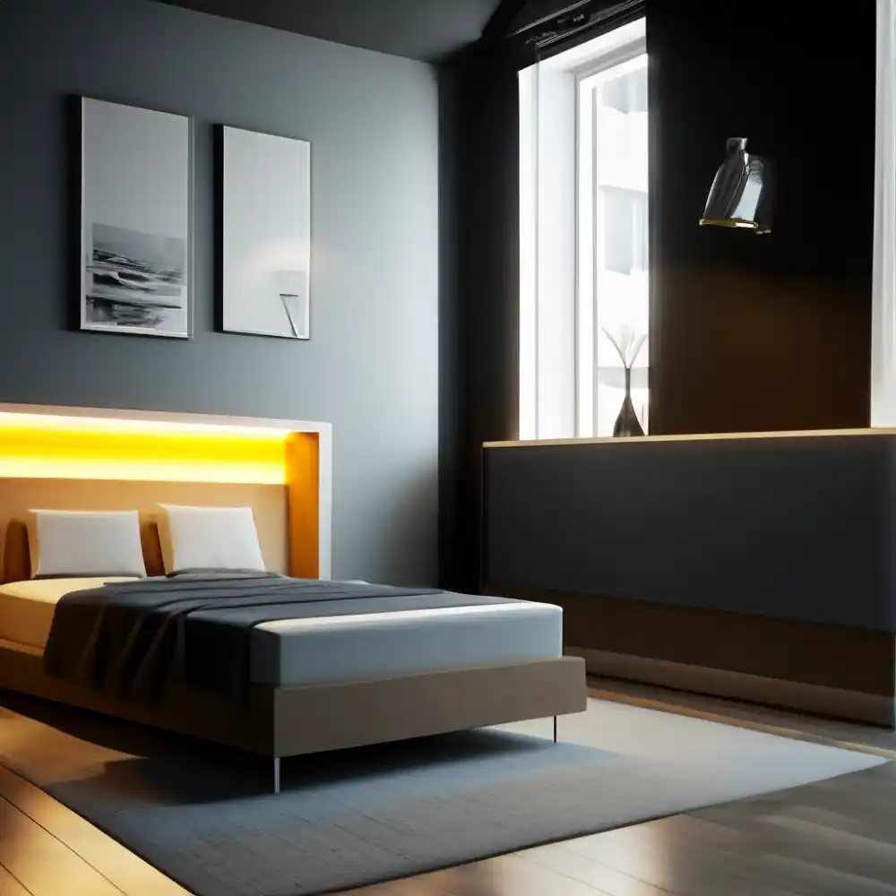 Room showcasing the transformative power of strategic lighting